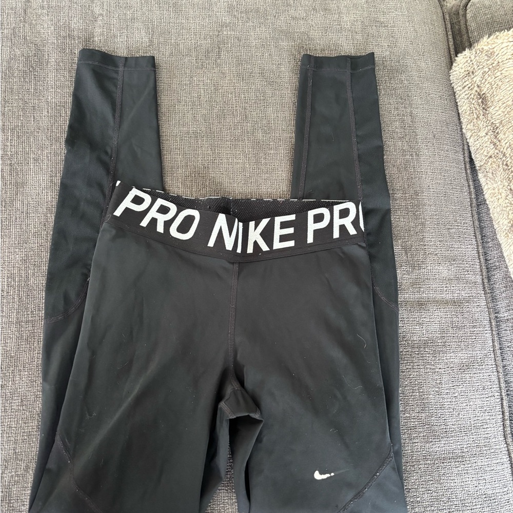 Nike Pro Kids Black Leggings
